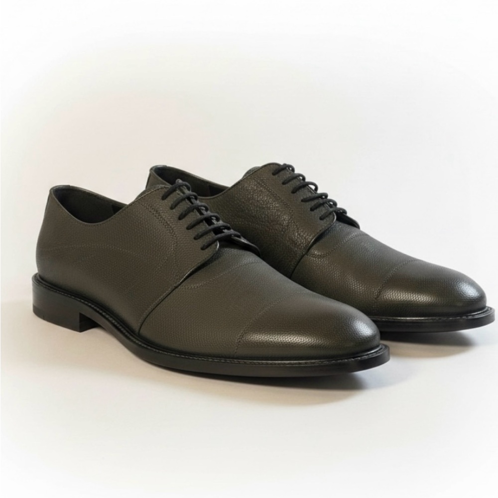 Valentino Garavani Men's Dress Shoes Gray Size 44 US Sz 11 Italian Leather